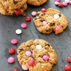 Valentine's Day Monster Cookies