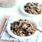 Quinoa, Black Bean, and Chickpea Salad (guest post on Cooking Quinoa)