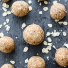 Peanut Butter Oatmeal Energy Balls #Oatober {giveaway!}