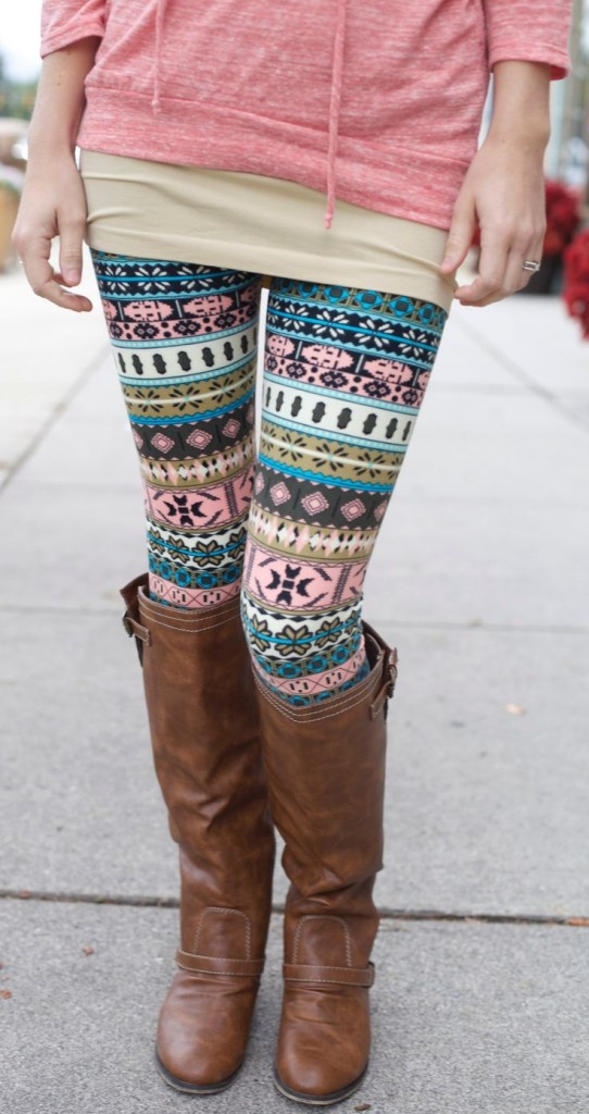 patterned leggings