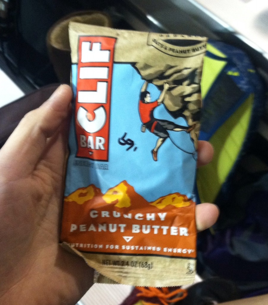 peanut butter clif bar